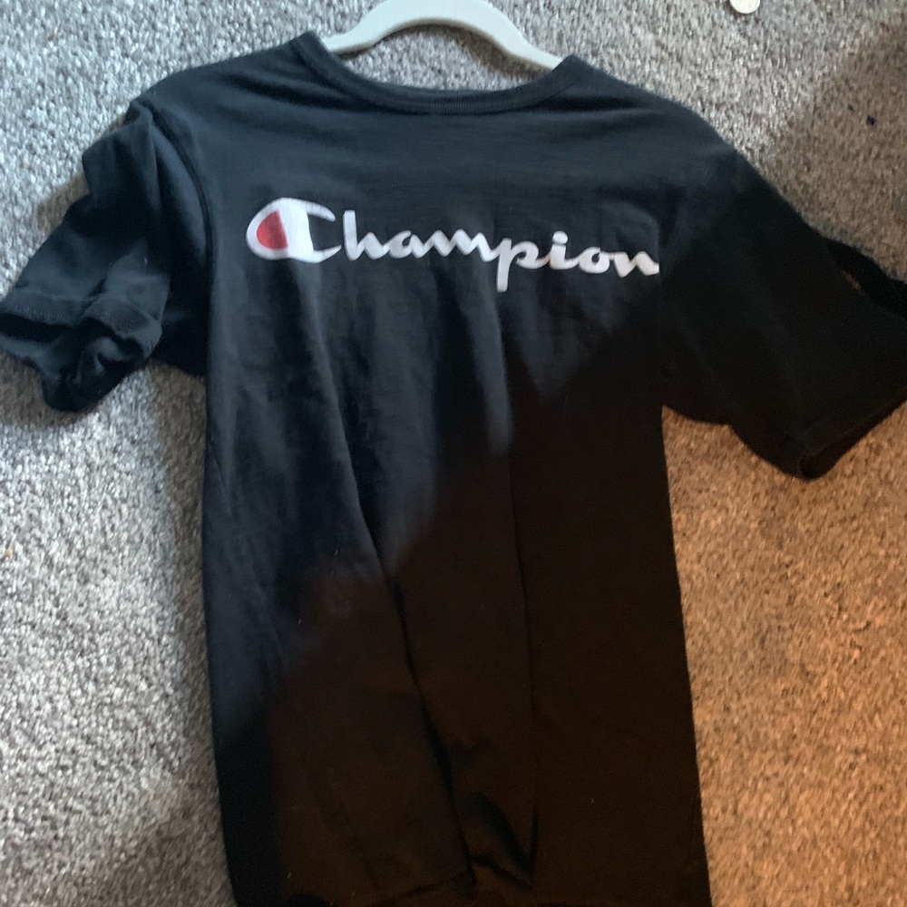 Black Champion Tee